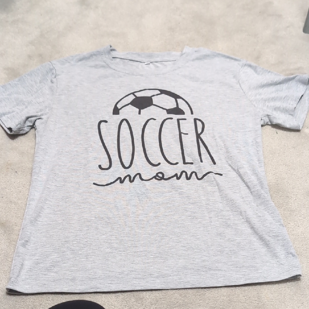 Gray Soccer T-Shirt